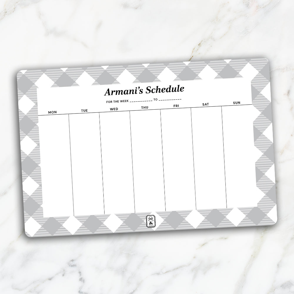 Gingham  Weekly Planner