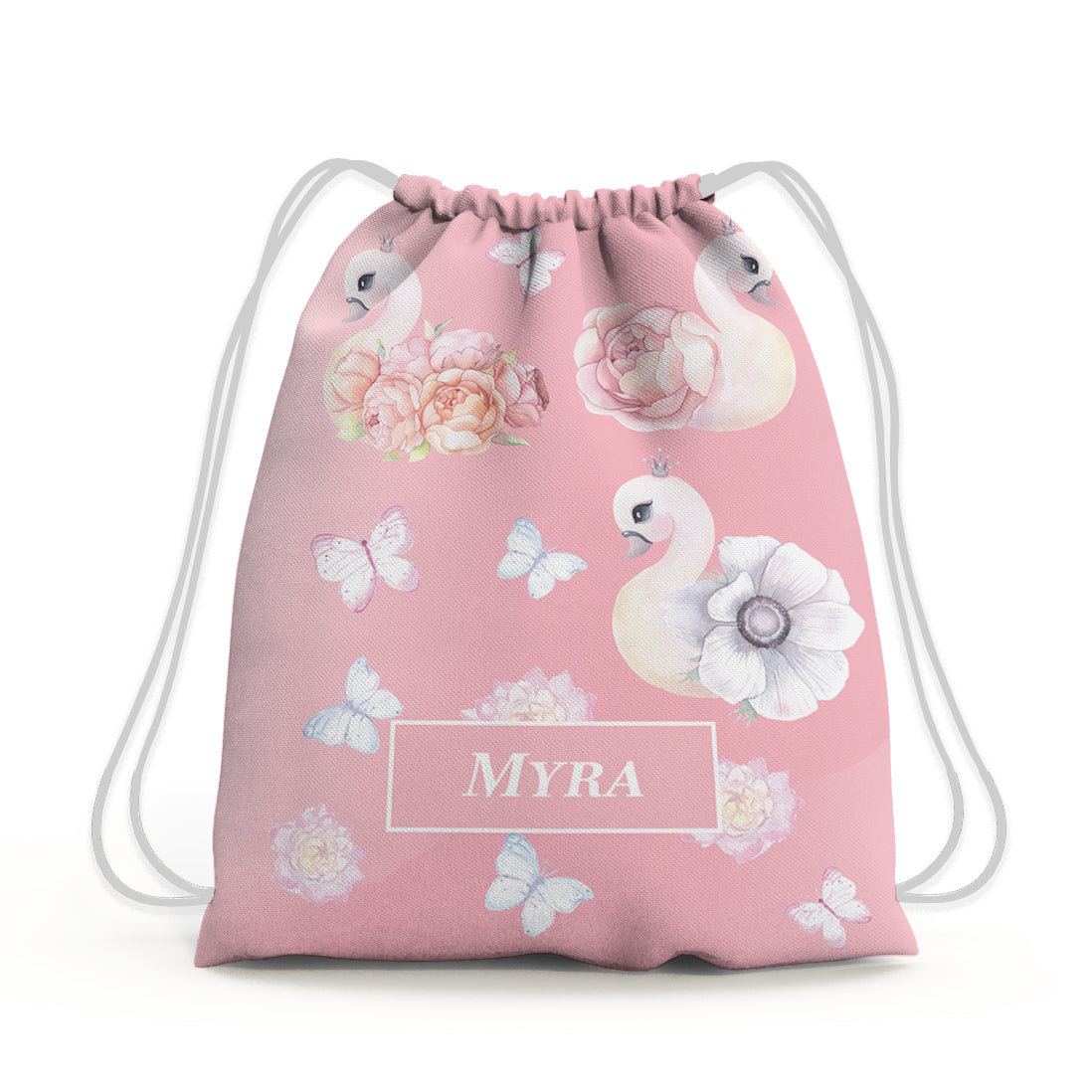 Swan Lake Garden Drawstring Bag (kids)