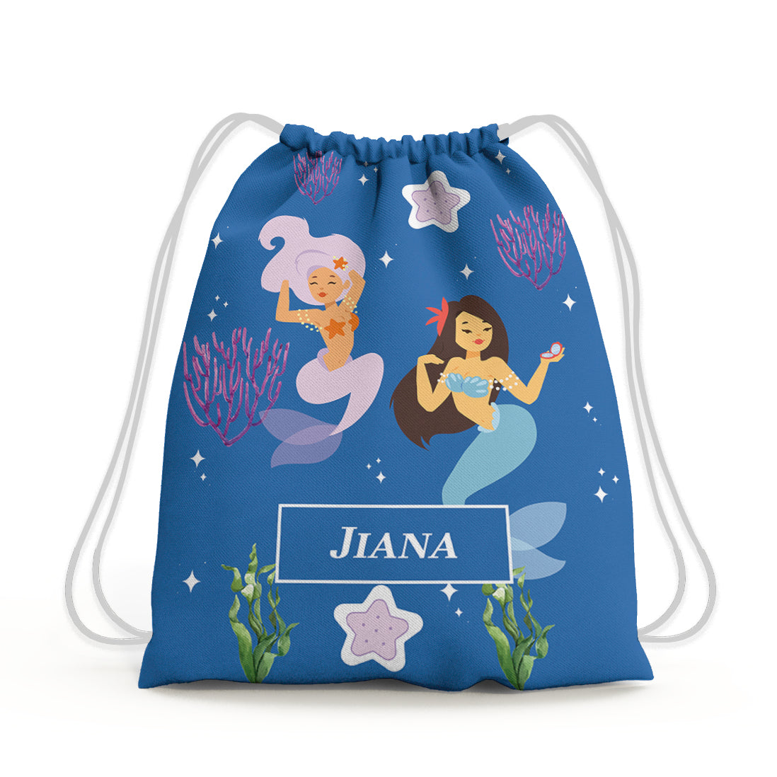 Sassy Mermaid Drawstring Bag (kids)