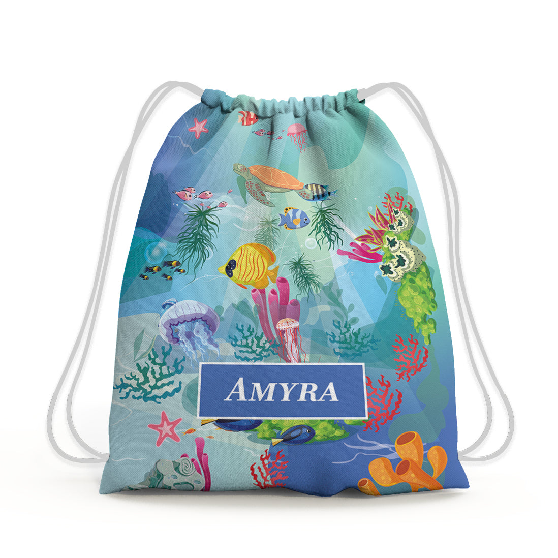 Ocean Bed Drawstring Bag (kids)