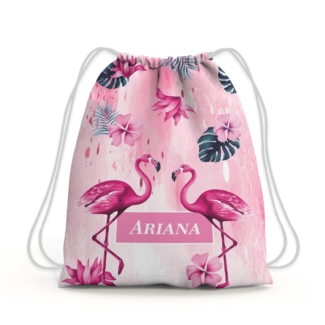 Flamingo Fiesta Drawstring Bag (kids)