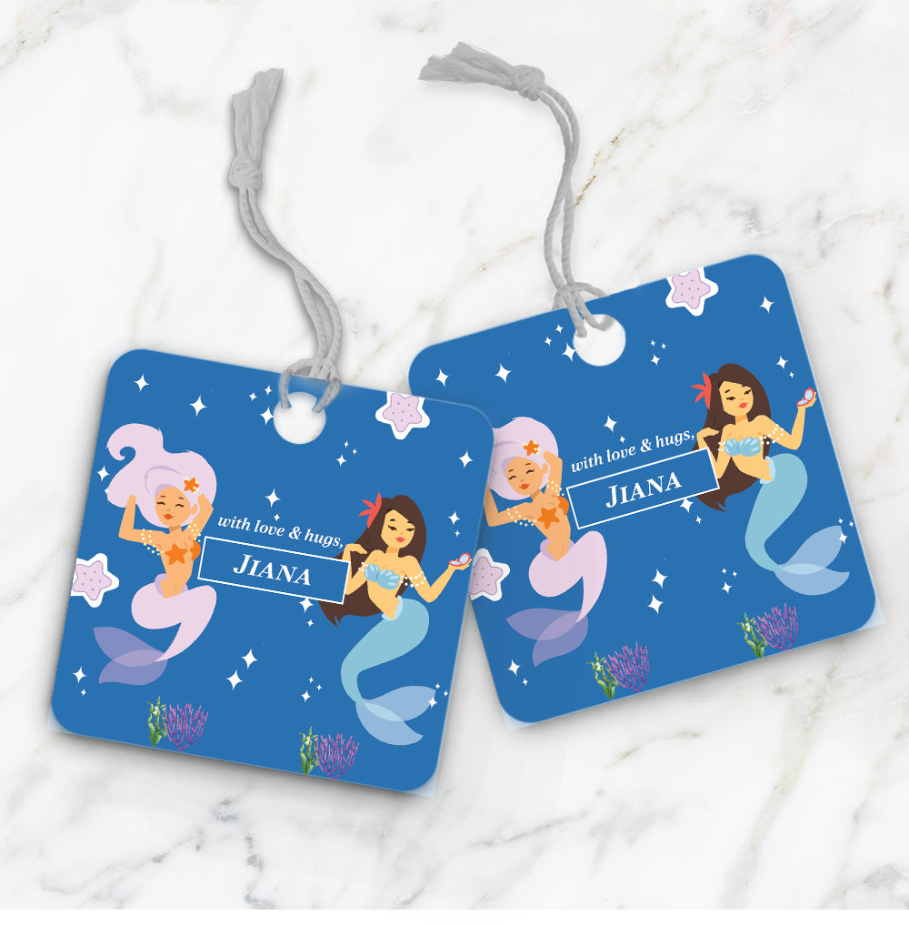 Sassy Mermaid Gift Tag (kids)