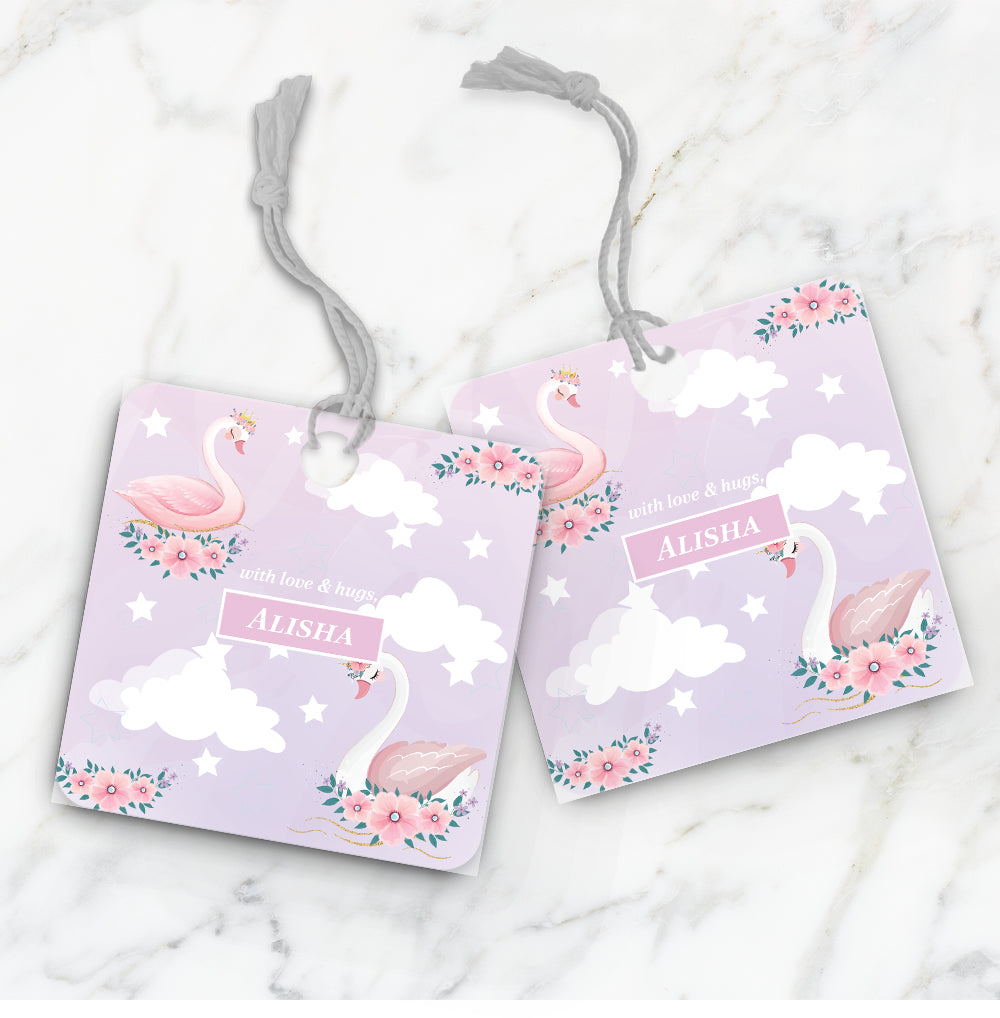 Swan Princess Gift Tag (kids)