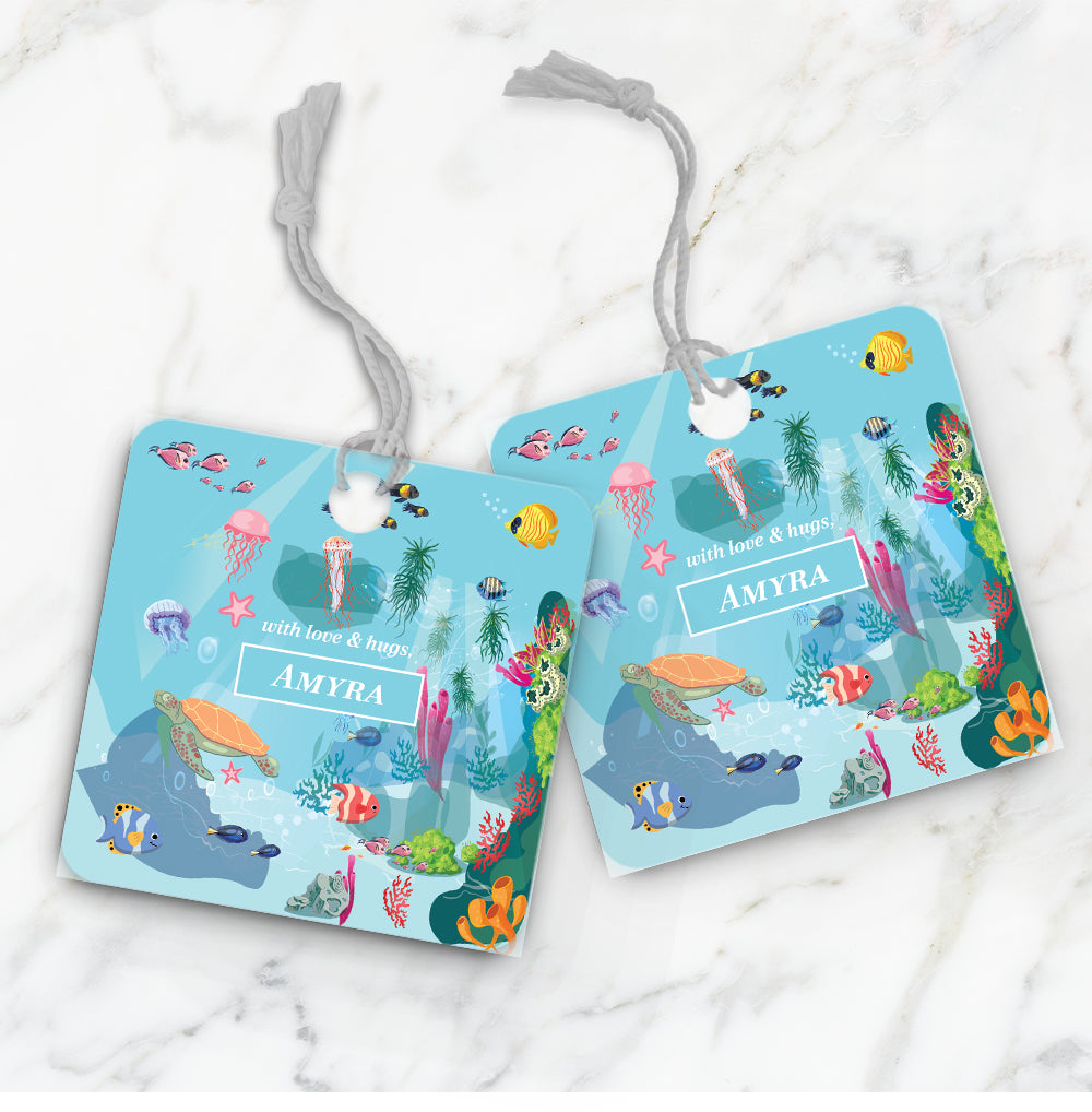 Ocean Bed Gift Tag (kids)