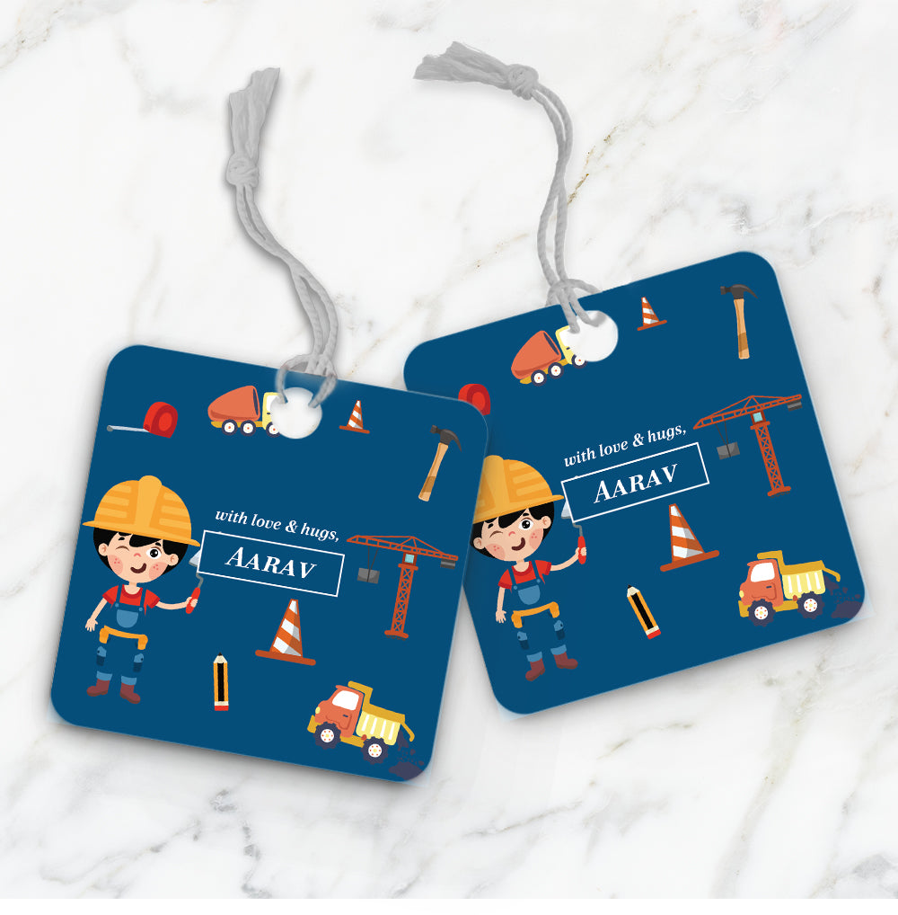 Little Builder Gift Tag (kids)