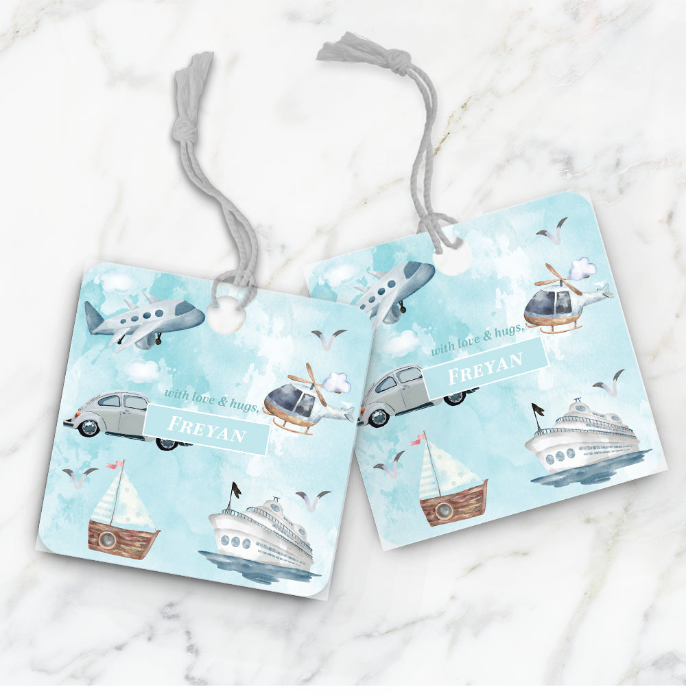 Transport Gift Tag (kids)