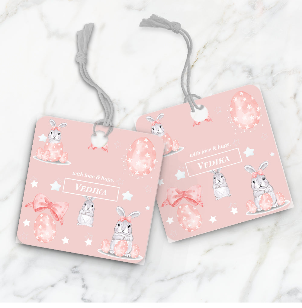 Easter Bunnies Gift Tag (kids)