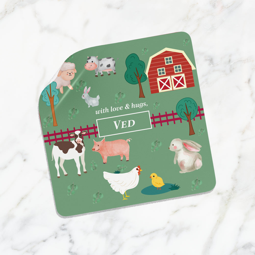 Farm Friends Gift Sticker (kids)