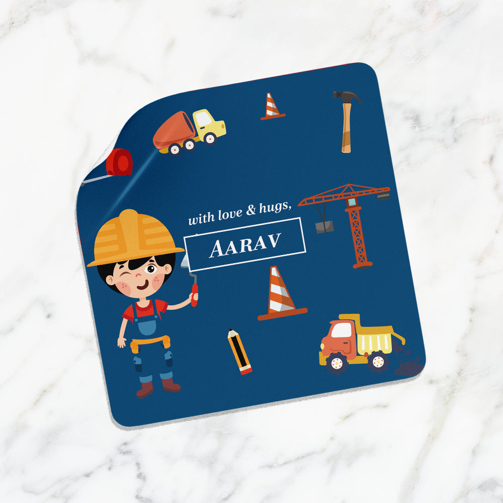 Little Builder Gift Sticker (kids)