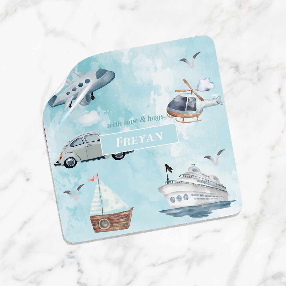 Transport Gift Sticker - set of 24