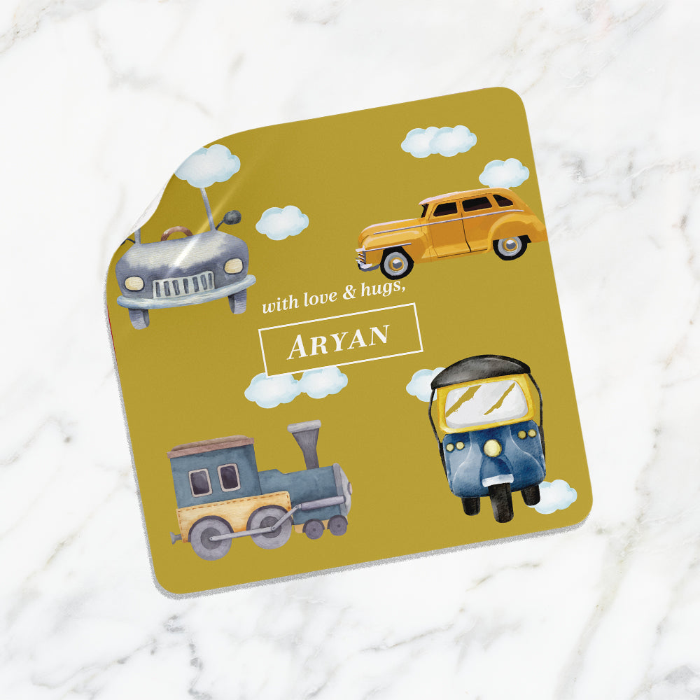 Transport Gift Sticker - set of 24