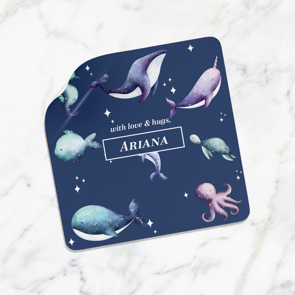 Midnight Ocean Gift Sticker (kids)