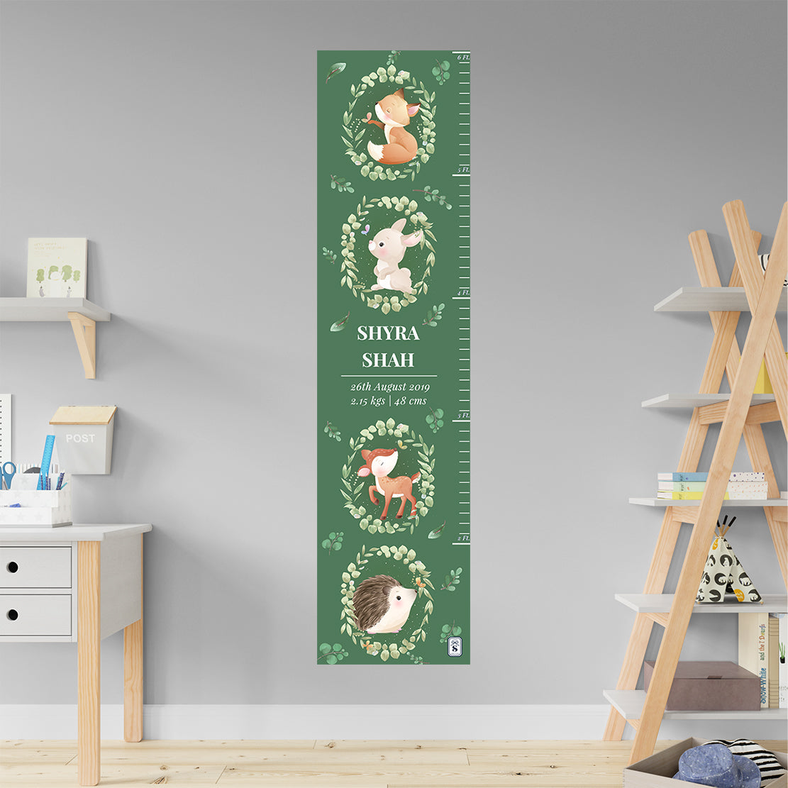 Woodland Wonders Height Chart (kids)