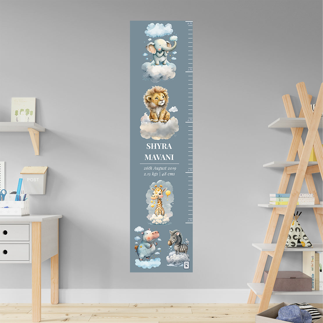 Lofty Animals Height Chart (kids)