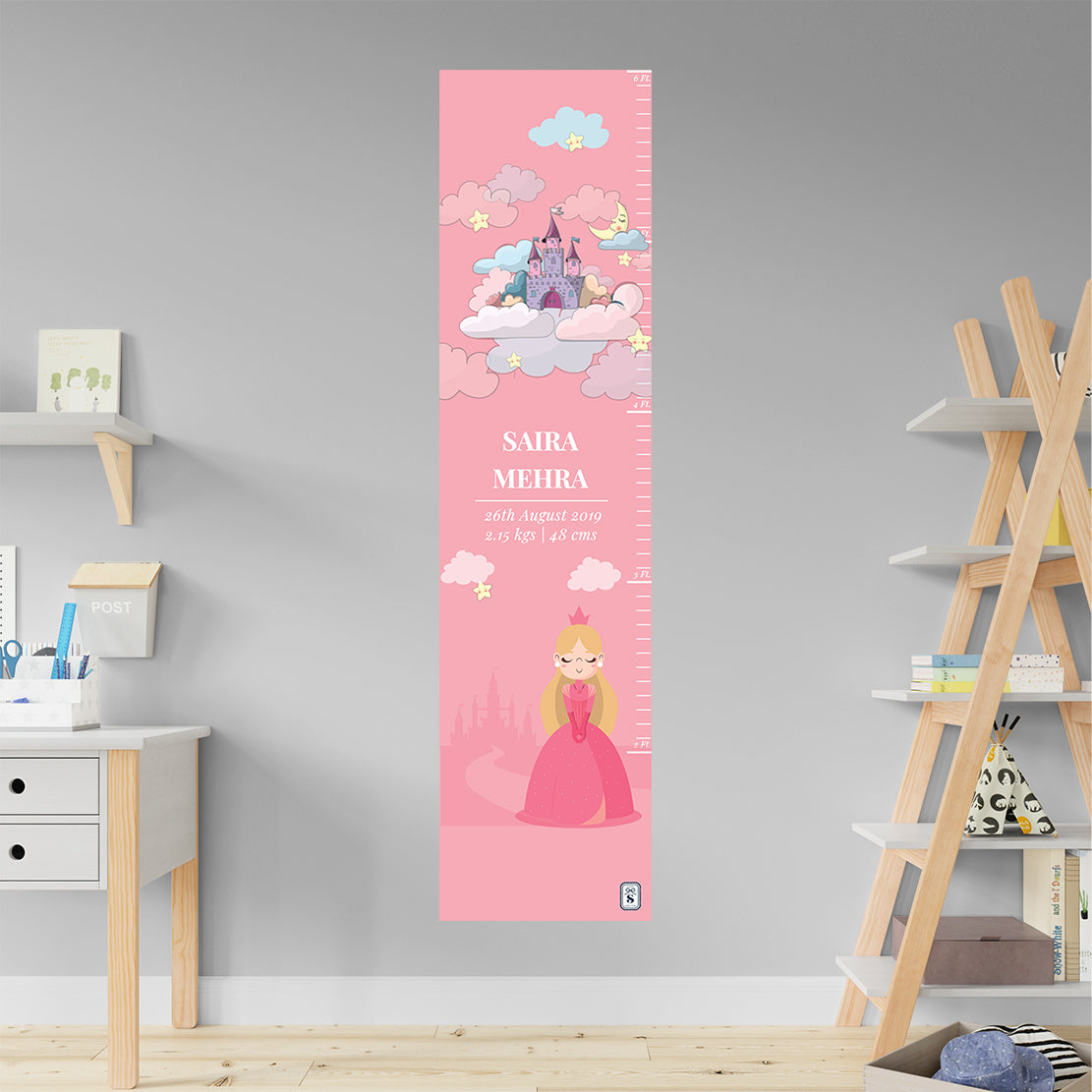 Princess Height Chart (kids)