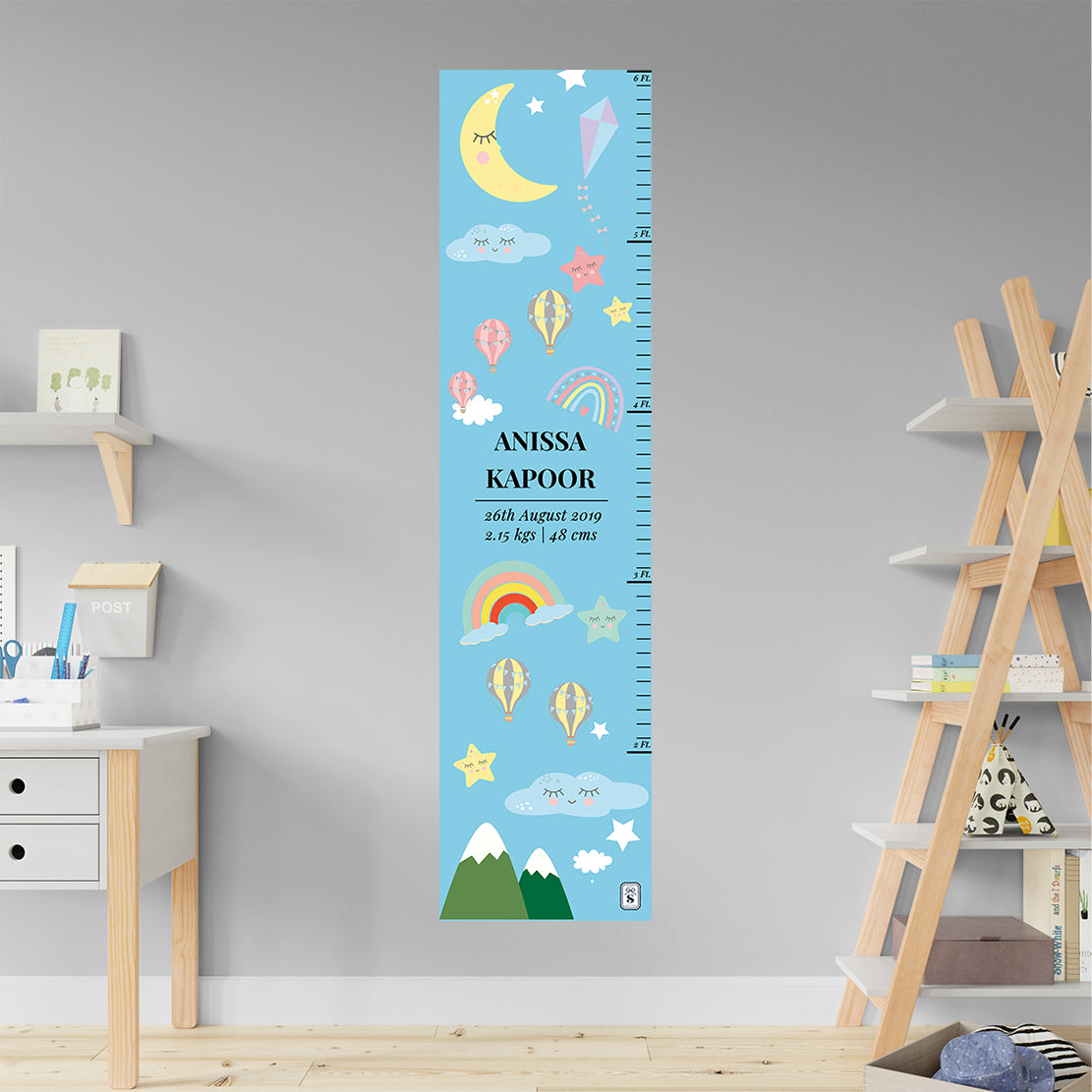 Rainbow Magic Height Chart (kids)