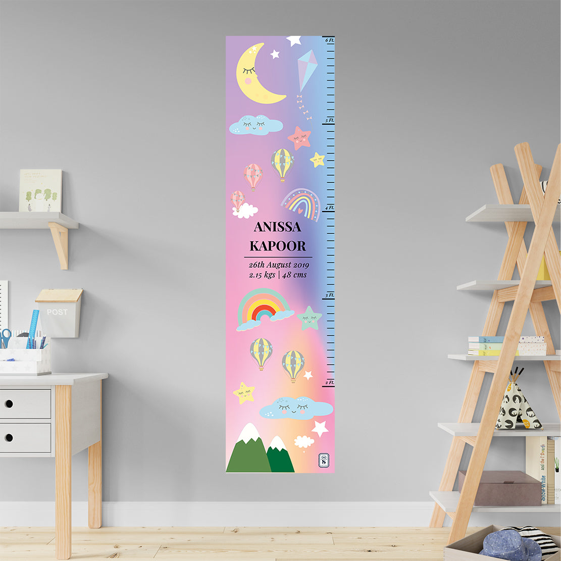 Rainbow Magic Height Chart (kids)