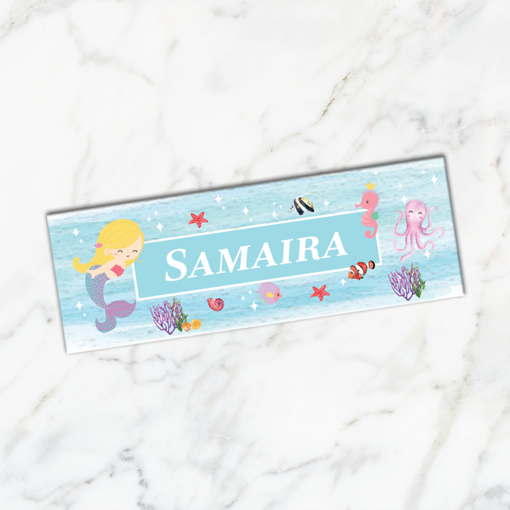 Lil Mermaid Iron on Labels - set of 30