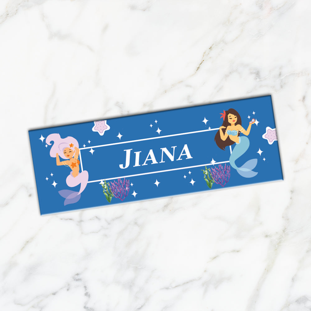 Sassy Mermaid Iron on Labels (kids)