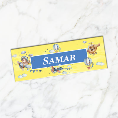 Teddy's Flight Iron on Labels - set of 30