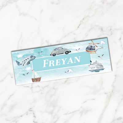 Transport Iron on Labels - set of 30