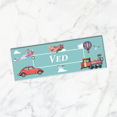 Transport Iron on Labels - set of 30