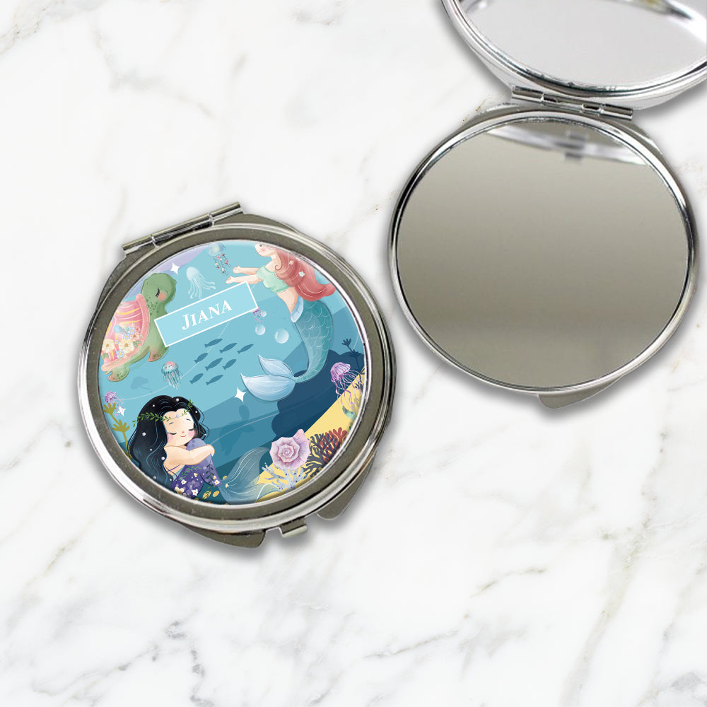 Mermaid Magic Kids Compact Mirror