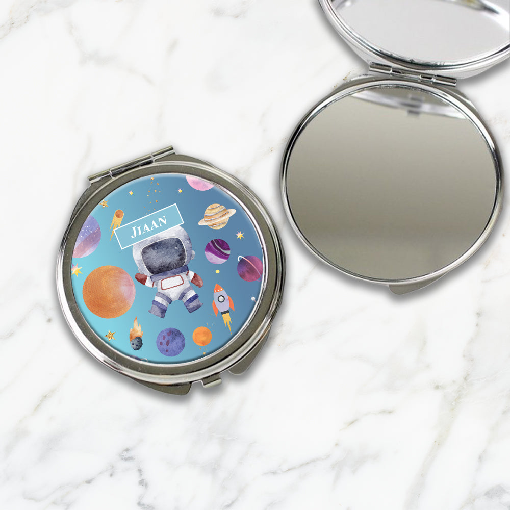 Lil Astronaut Kids Compact Mirror