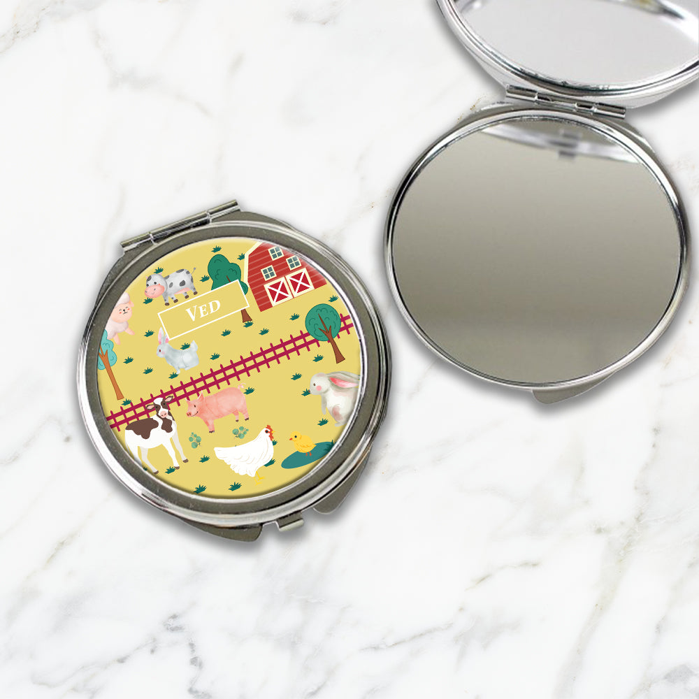 Farm Friends Kids Compact Mirror