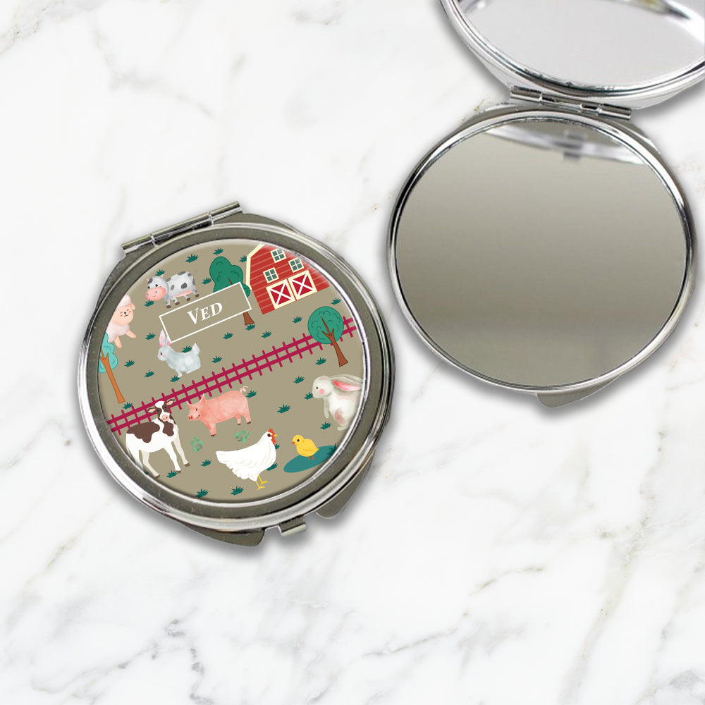 Farm Friends Kids Compact Mirror