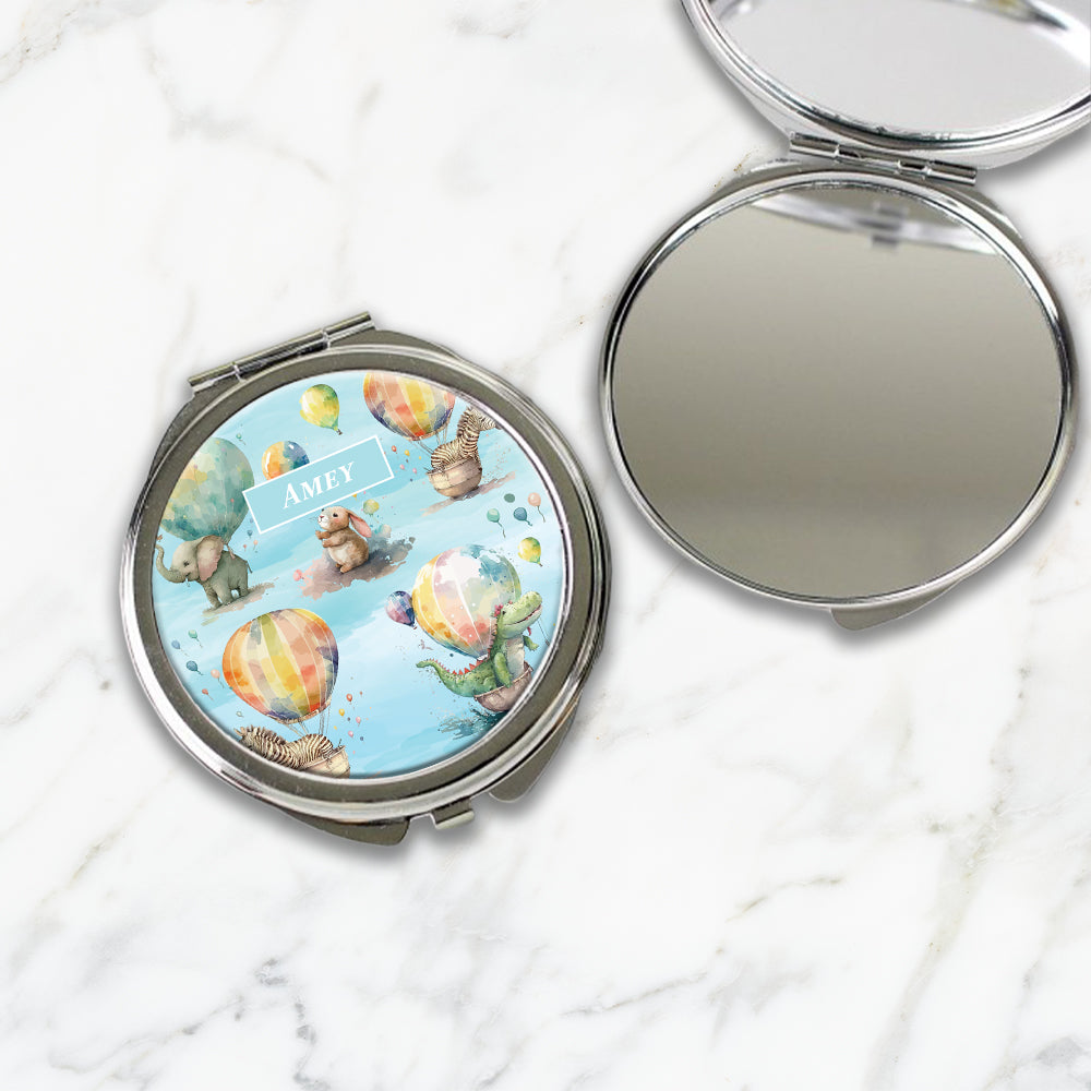 Balloon Safari Kids Compact Mirror