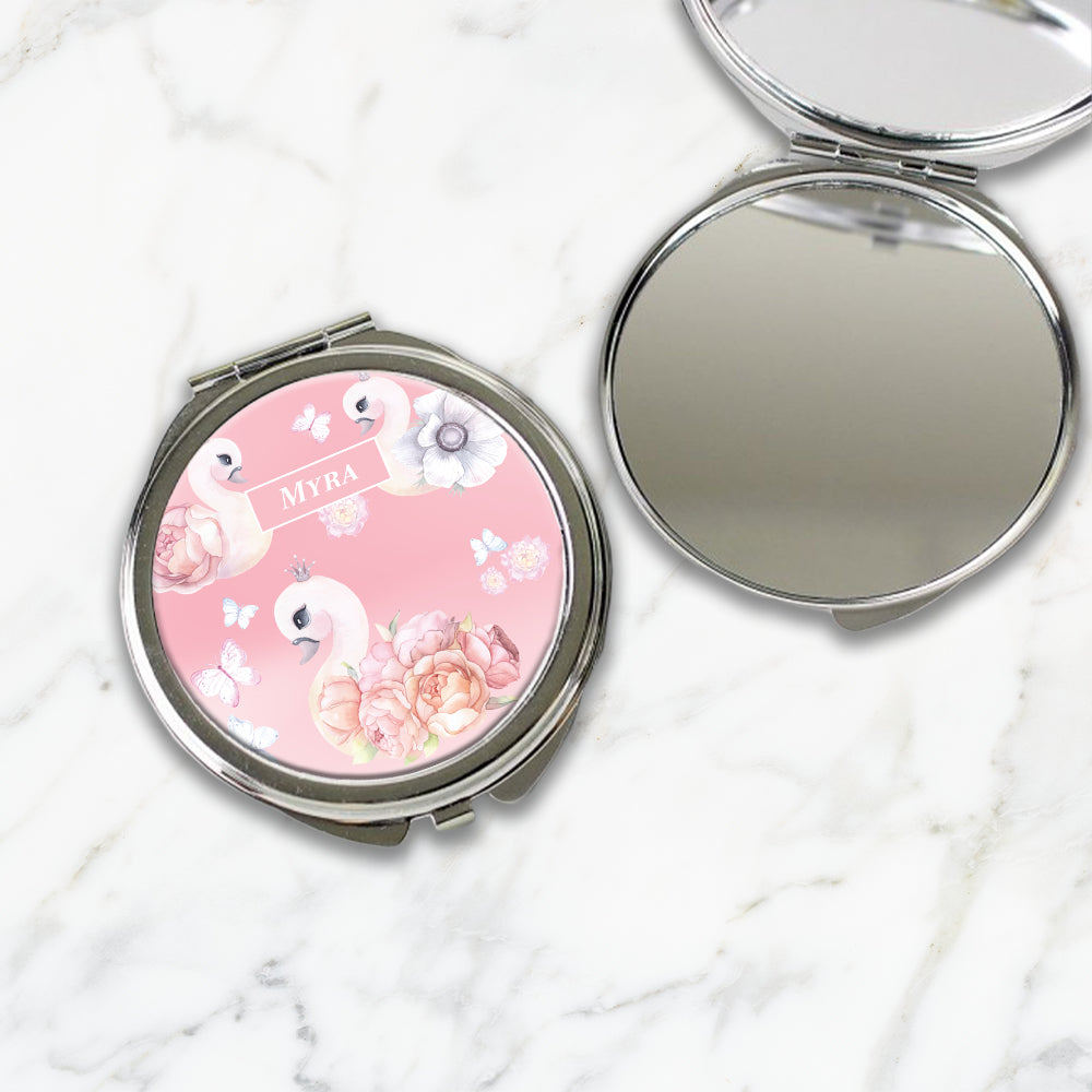 Swan Lake Garden Kids Compact Mirror