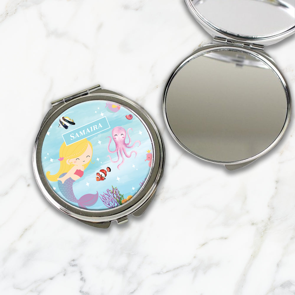 Lil Mermaid Kids Compact Mirror