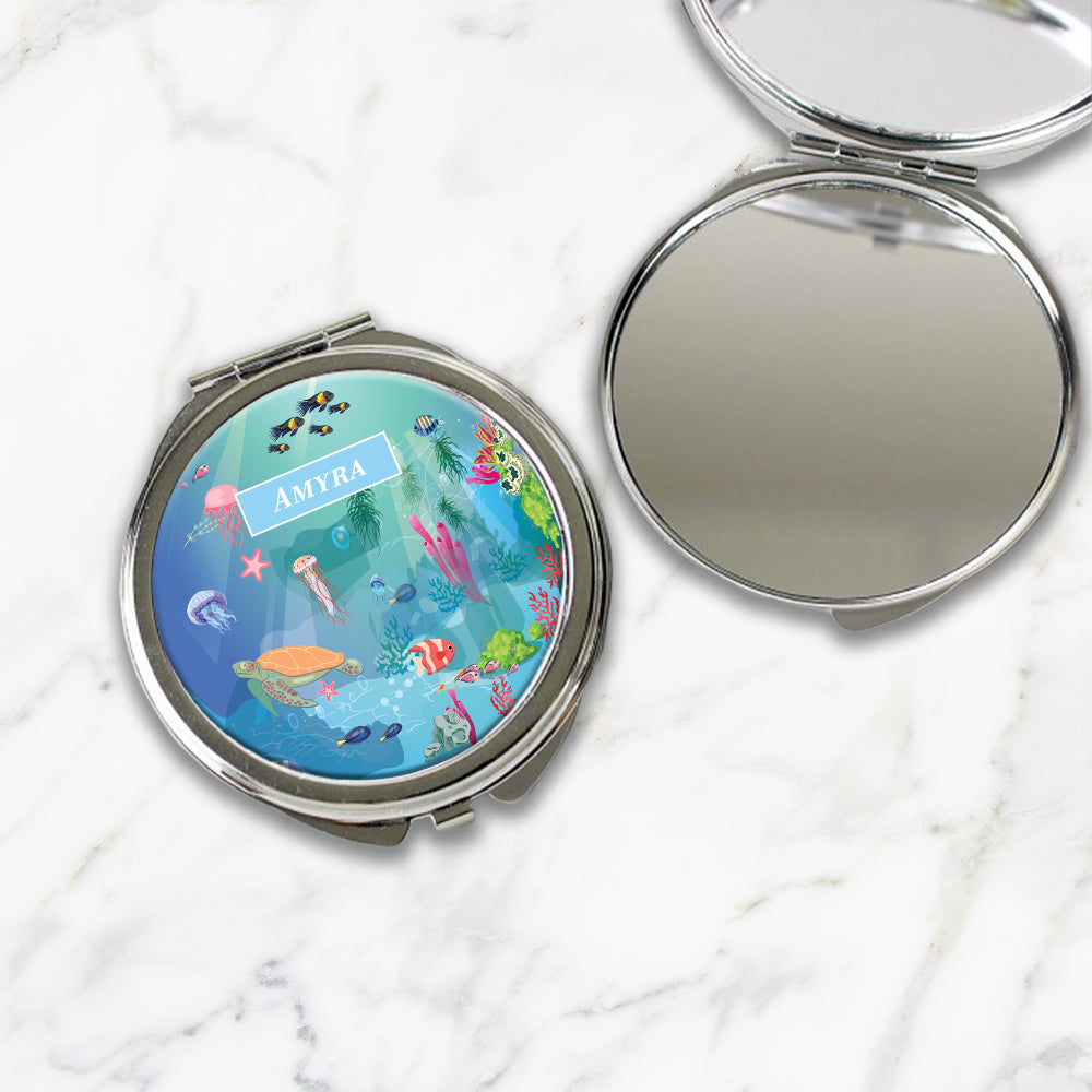 Ocean Bed Kids Compact Mirror