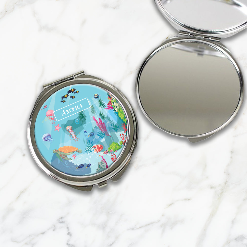 Ocean Bed Kids Compact Mirror