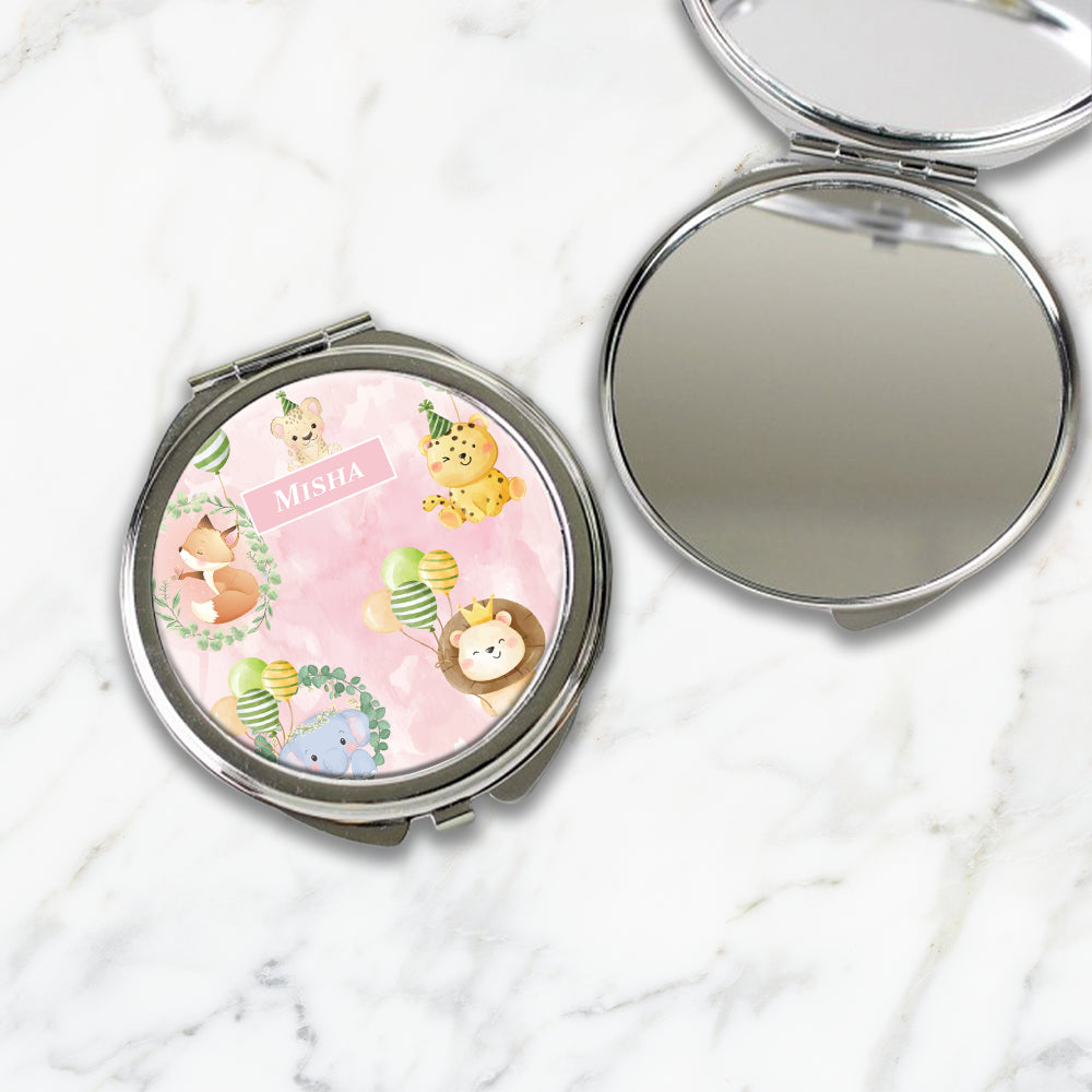 Safari Soiree Kids Compact Mirror