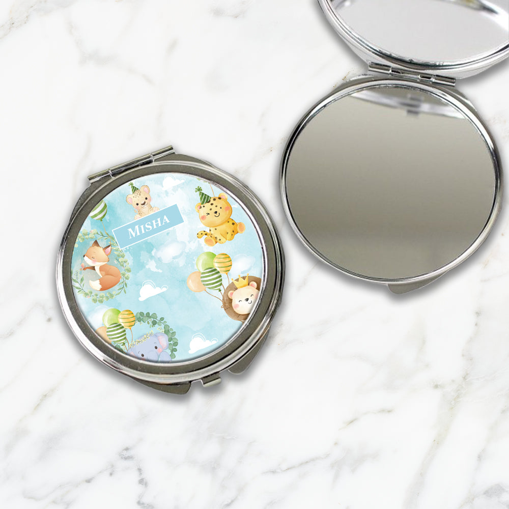 Safari Soiree Kids Compact Mirror