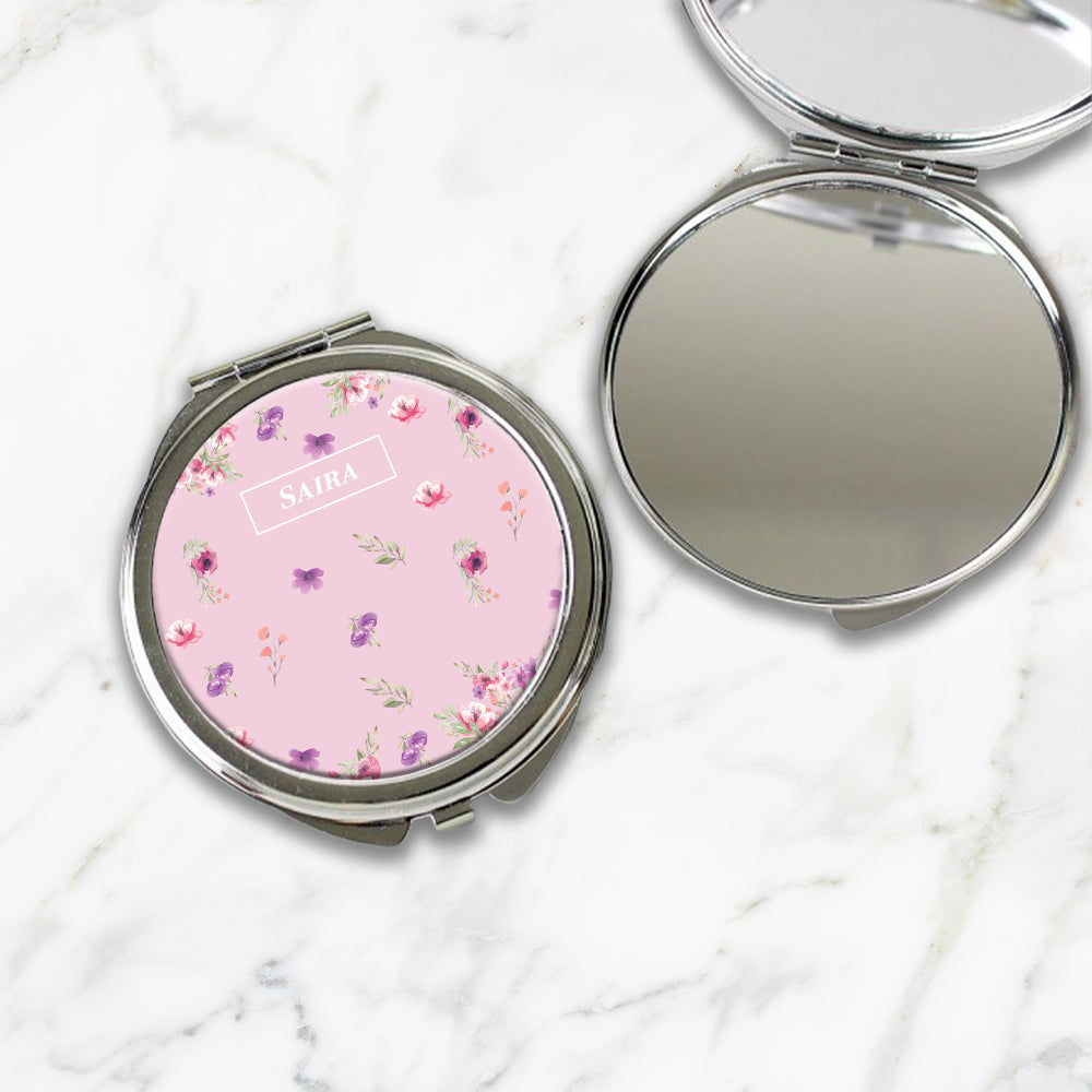 Floral Fiesta Kids Compact Mirror