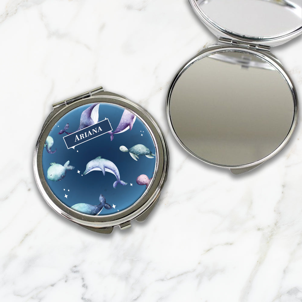 Midnight Ocean Kids Compact Mirror