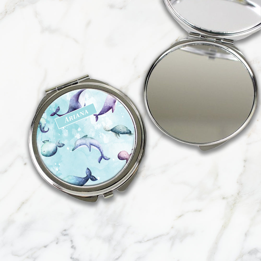 Midnight Ocean Kids Compact Mirror