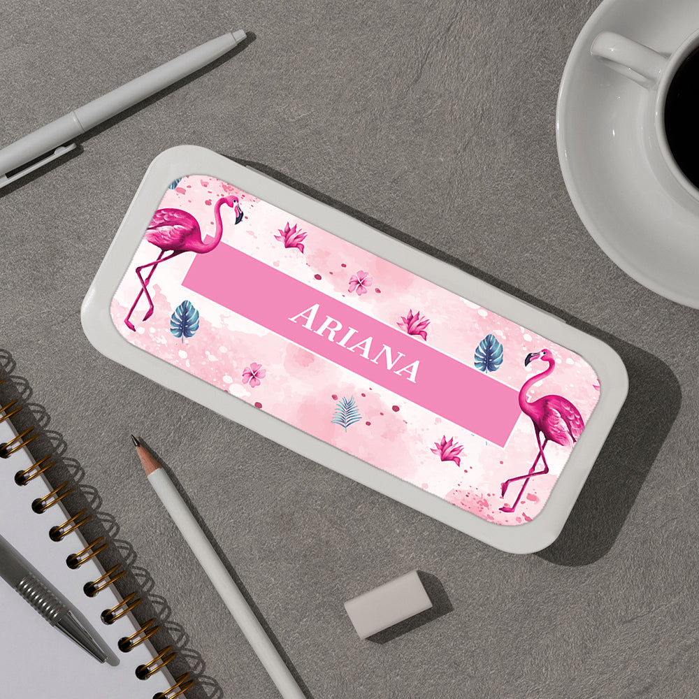 Flamingo Fiesta Kids Pencil Box