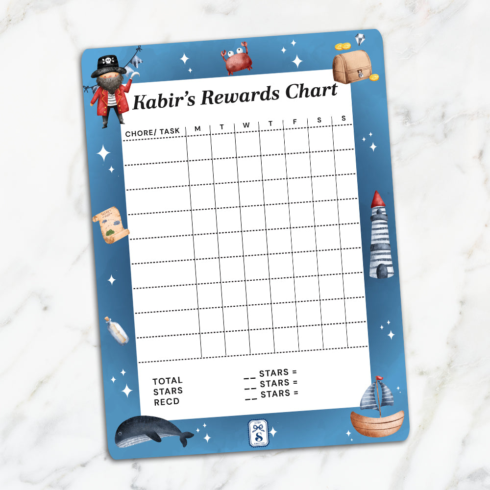 Treasure Island Kids Reward Chart