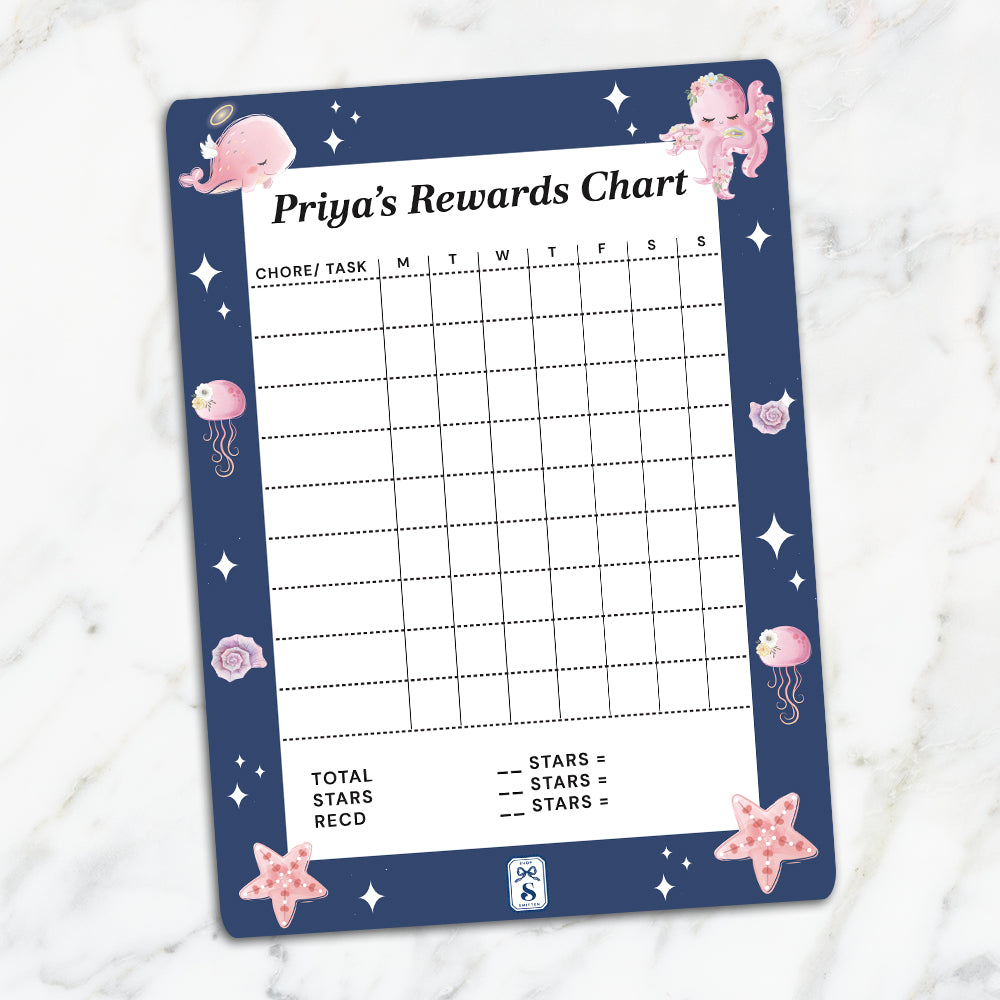 Blushing Underseas Kids Reward Chart