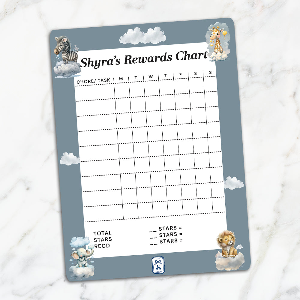 Lofty Animals Kids Reward Chart