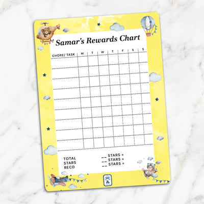 Teddy's Flight Reward Chart