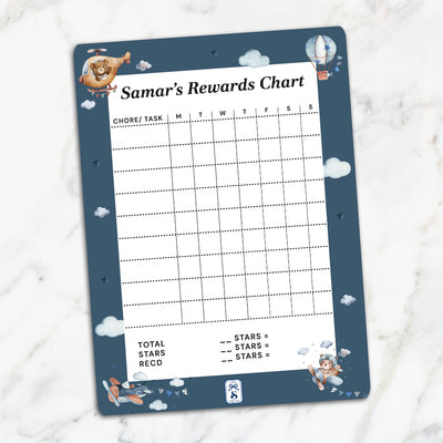 Teddy's Flight Reward Chart