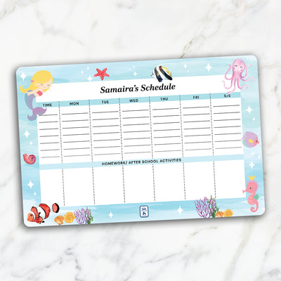 Lil Mermaid Schedule Planner
