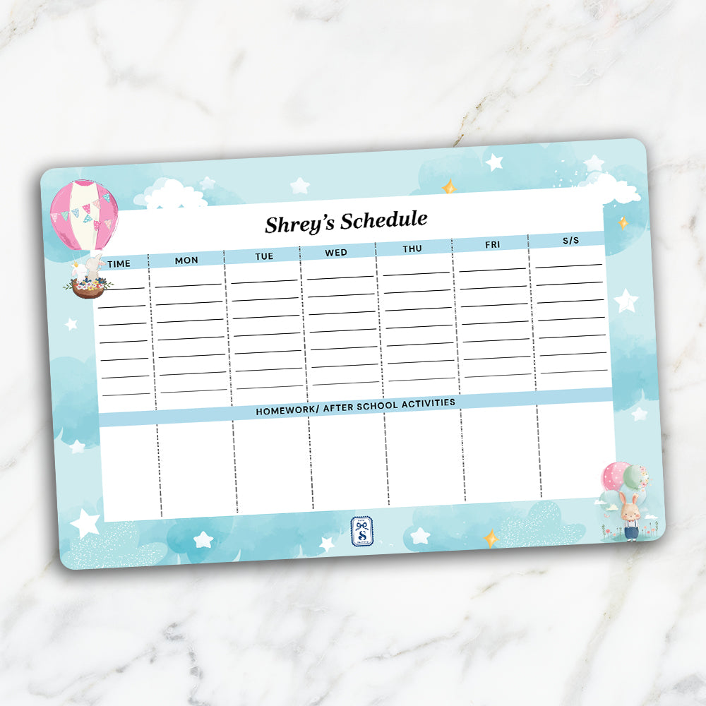 Lil Forest Friends Kids Schedule Planner