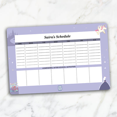 Princess Schedule Planner