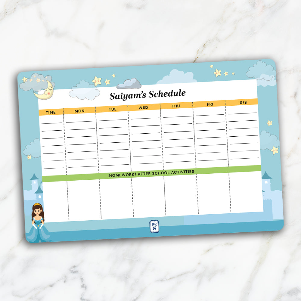 Princess Schedule Planner